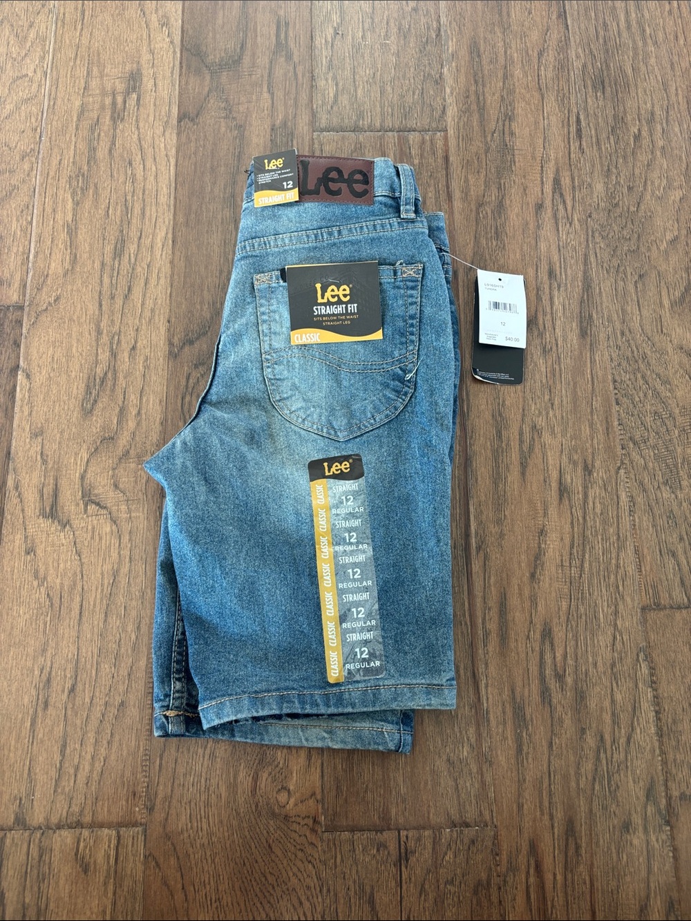 Lee Men's Classic Straight Denim Shorts - Medium Blue